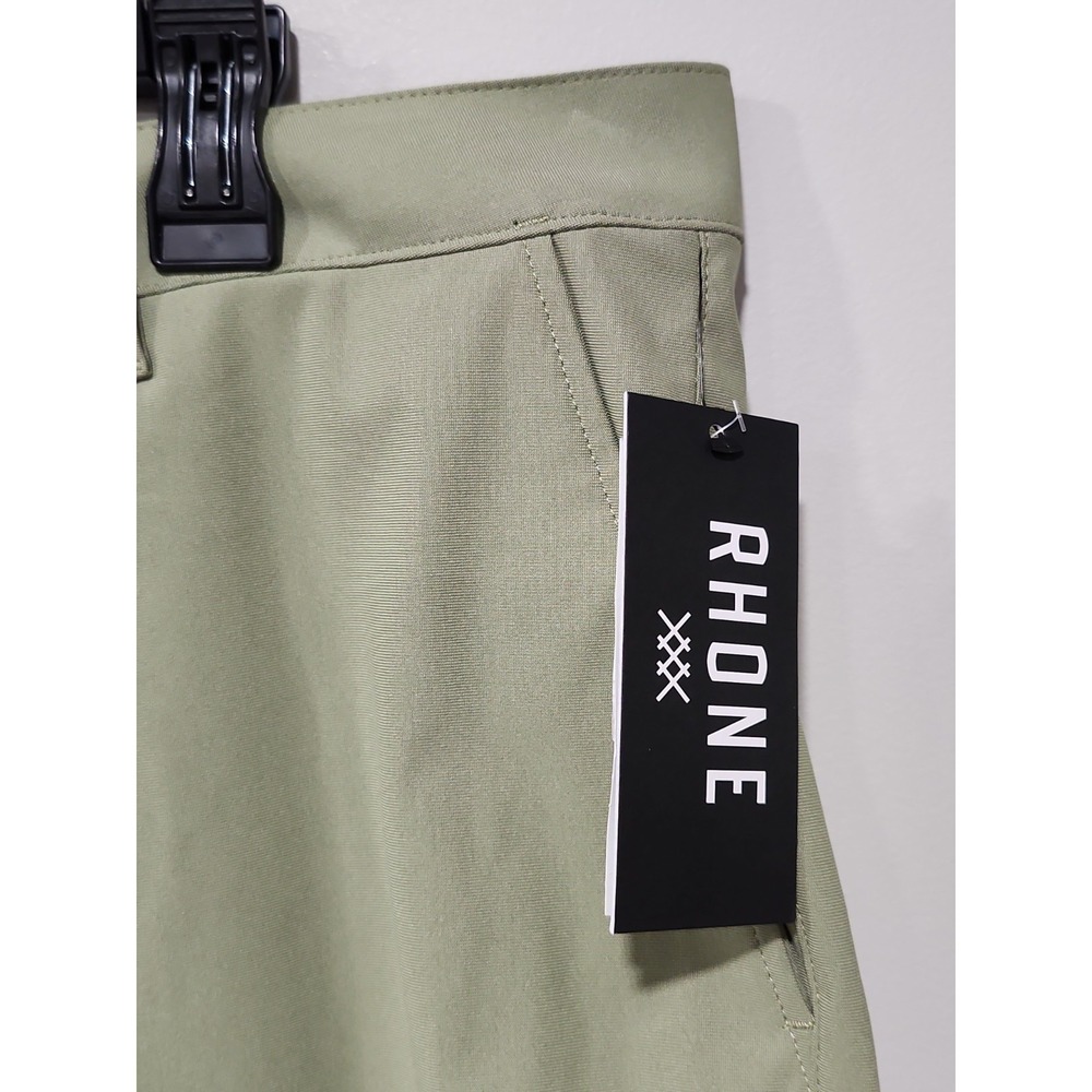 Rhone NWT Shorts 7" Commuter Shorts Mens 38 Sage Green Performance Stretch New - Picture 2 of 11